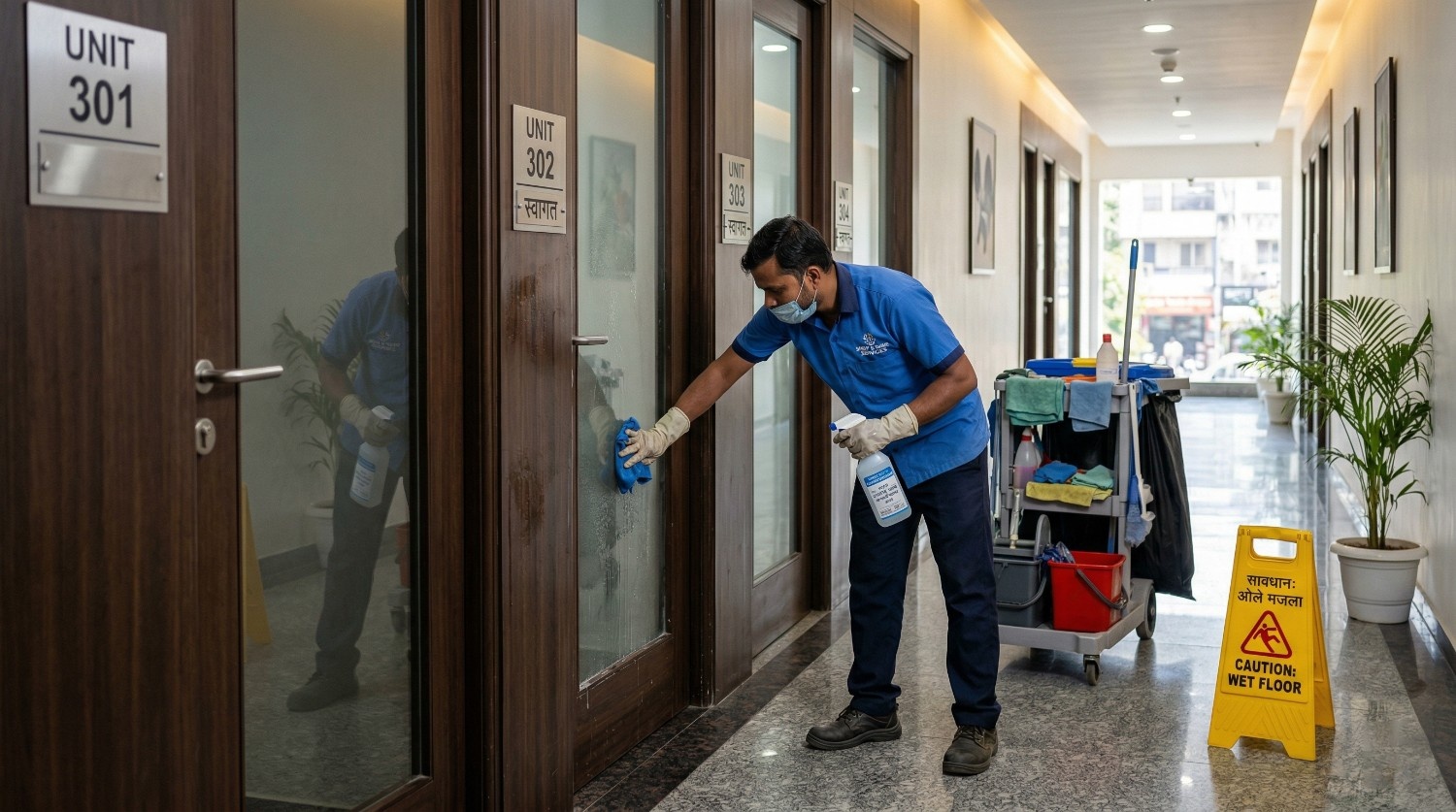 Professional Cleaning Staff